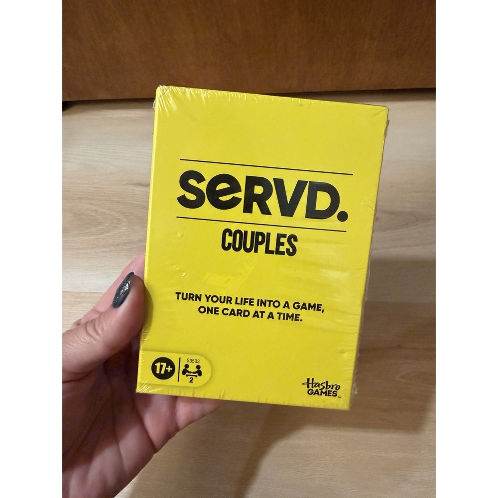 SERVD Couples Card Game, Fun Valentine's Day Gift for Couples